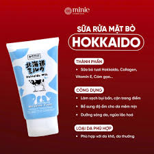 Sữa rửa mặt dưỡng ẩm và mịn da Made In Nature Hokkaido 100g