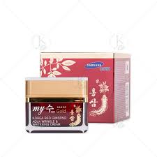 Kem Dưỡng Trắng Da Mặt Hồng Sâm Hàn Quốc MY ME GOLD Korea Red Ginseng Aqua Wrinkle & Whitening Cream 50ml
