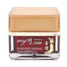 Kem Dưỡng Trắng Da Mặt Hồng Sâm Hàn Quốc MY ME GOLD Korea Red Ginseng Aqua Wrinkle & Whitening Cream 50ml