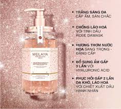 Sữa tắm trắng da hương nước hoa Weilaiya 450ml