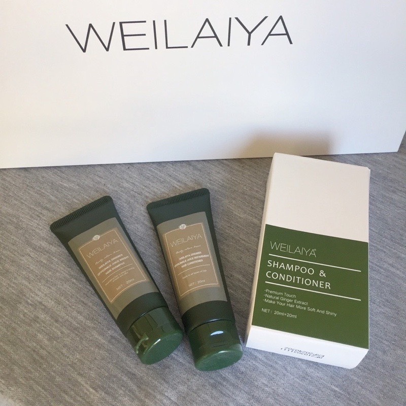 Bộ Dầu Gội Và Xả Hà Thủ Ô Weilaiya Hair Strength Shampoo & Conditioner