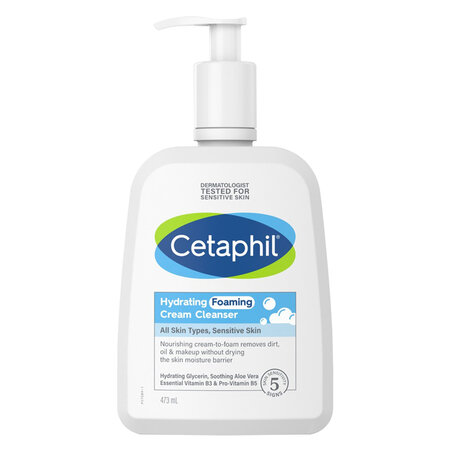 Sữa rửa mặt tạo bọt dịu lành cho da nhạy cảm Cetaphil Hydrating Foaming