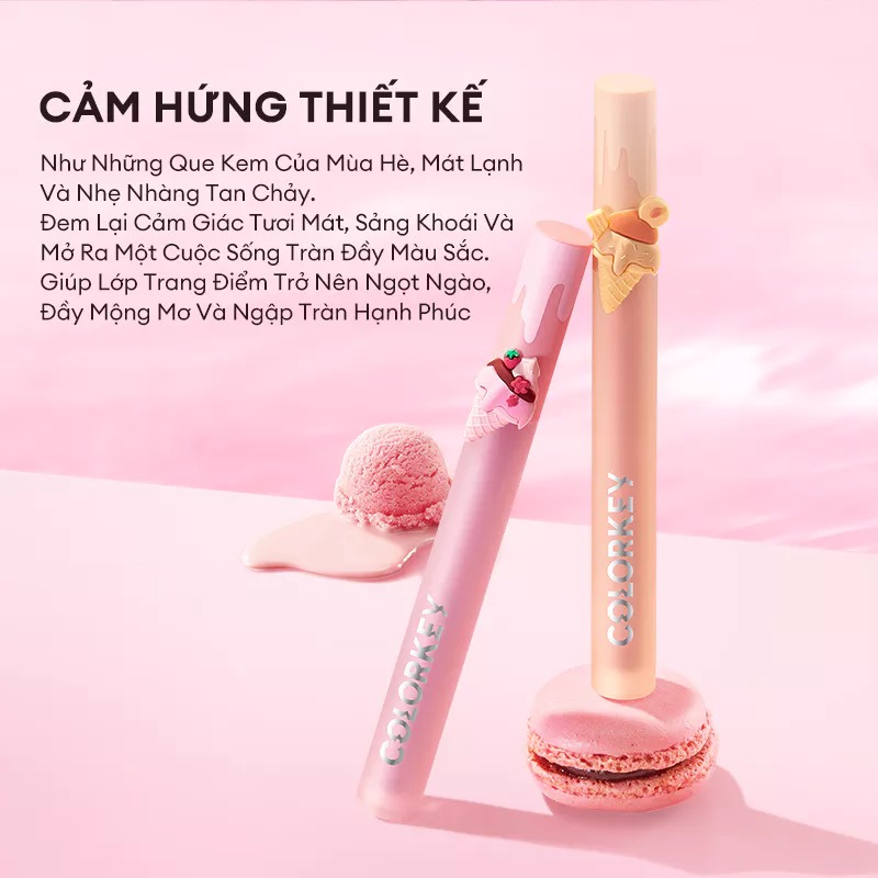 Son gương bóng COLORKEY Airy Lip Mirror Series 1.7g