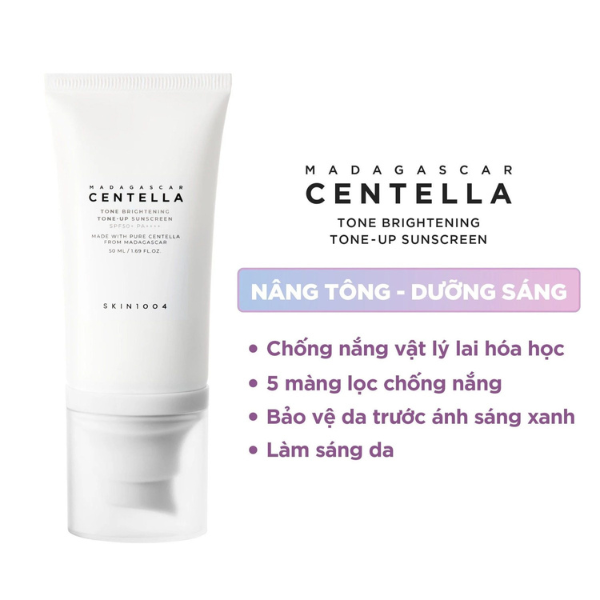 Kem Chống Nắng Phổ Rộng Dưỡng Ẩm SKIN1004 Madagascar Centella Hyalu-Cica Water-Fit Sun Serum SPF50+ PA++++ 50ml