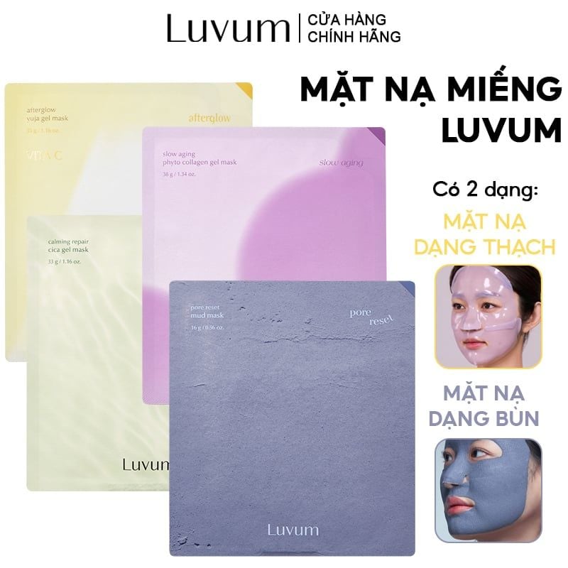 Mặt nạ thạch dưỡng da chuyên sâu LUVUM