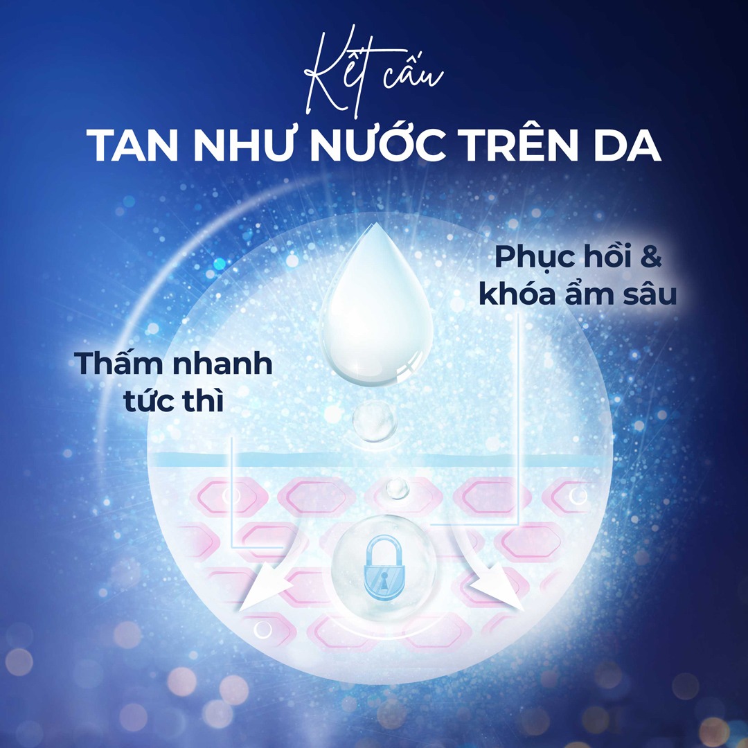 Sữa dưỡng thể chống nắng Vaseline Gluta-Hya Serum Burst UV Lotion