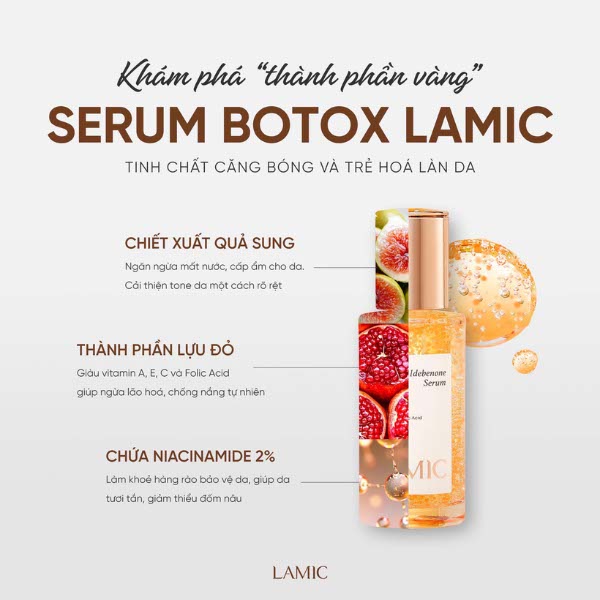 Niacinamide & Adenosine Tinh chất "vàng" chống lão hóa
