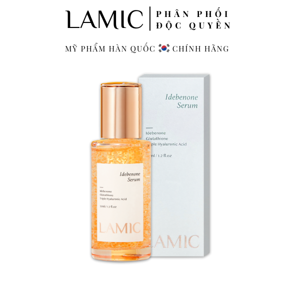Serum Idebenone LAMIC (35ml) – Phục hồi & hỗ trợ làm chậm lão hoá da - Minie - Chọn đúng. Đẹp bền.