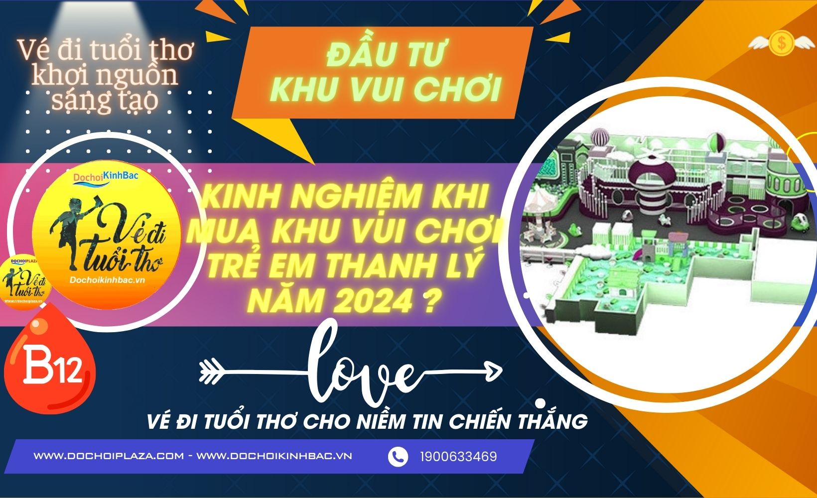 Kinh nghiệm khi mua khu vui chơi trẻ em thanh lý Năm 2024 ?