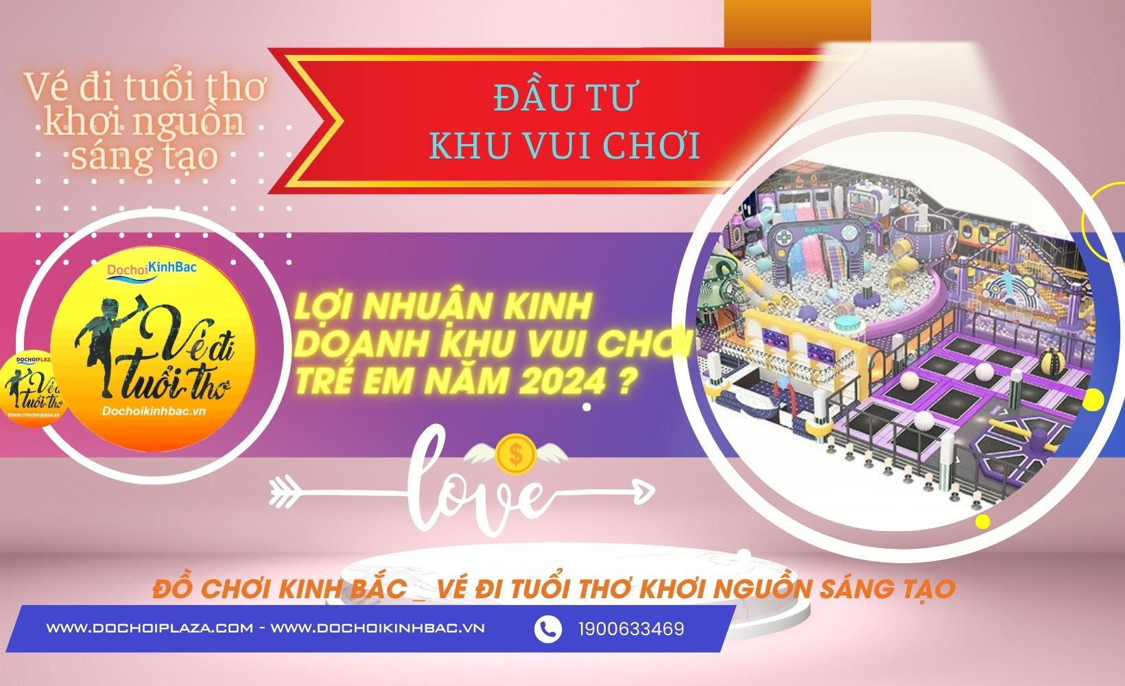 Lợi nhuận kinh doanh khu vui chơi trẻ em  Năm 2024 ?