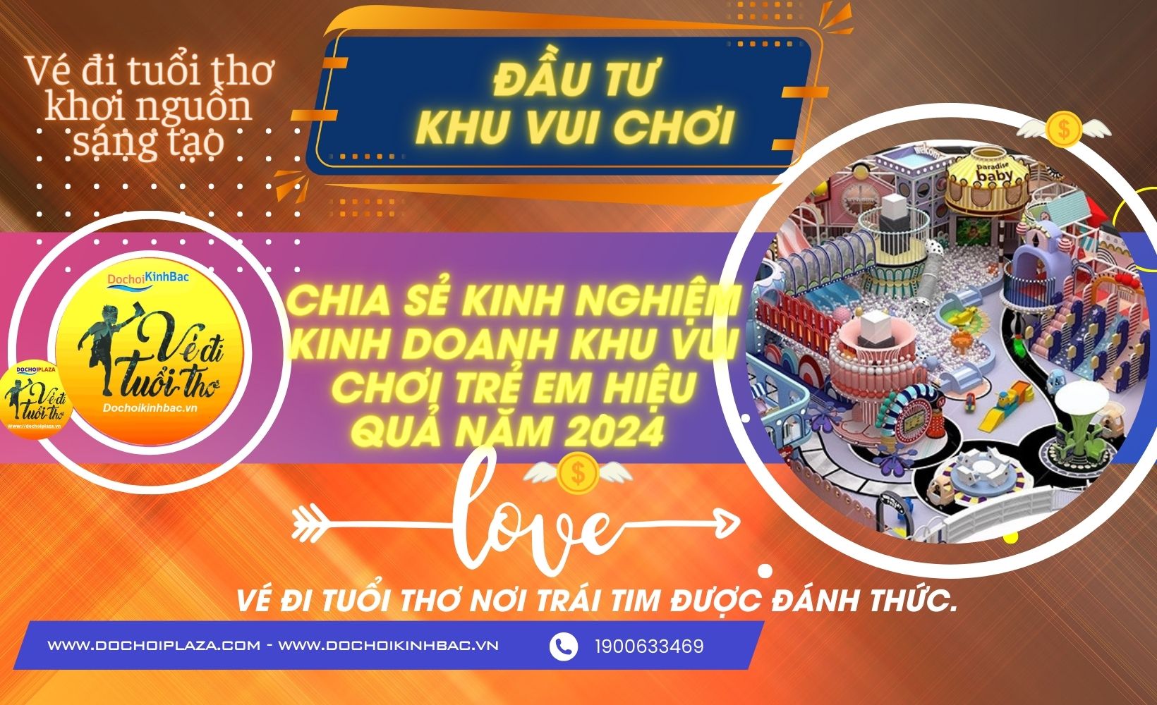 Chia sẻ kinh nghiệm kinh doanh khu vui chơi trẻ em hiệu quả Năm 2024