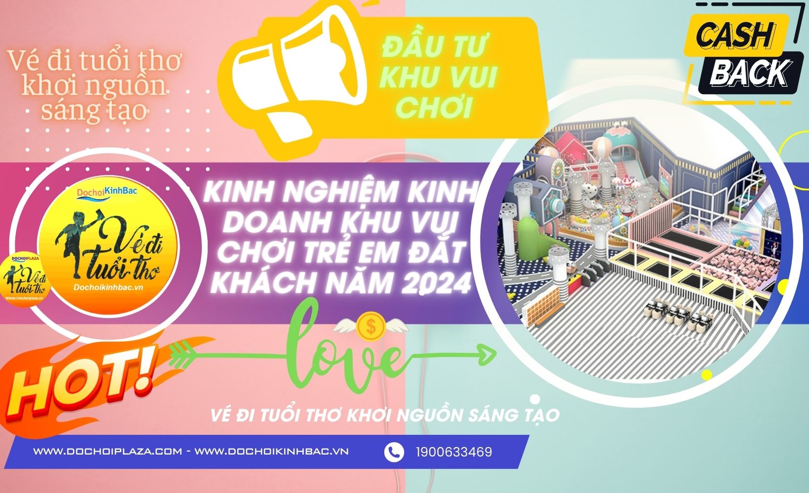 Kinh nghiệm kinh doanh khu vui chơi trẻ em đắt khách Năm 2024