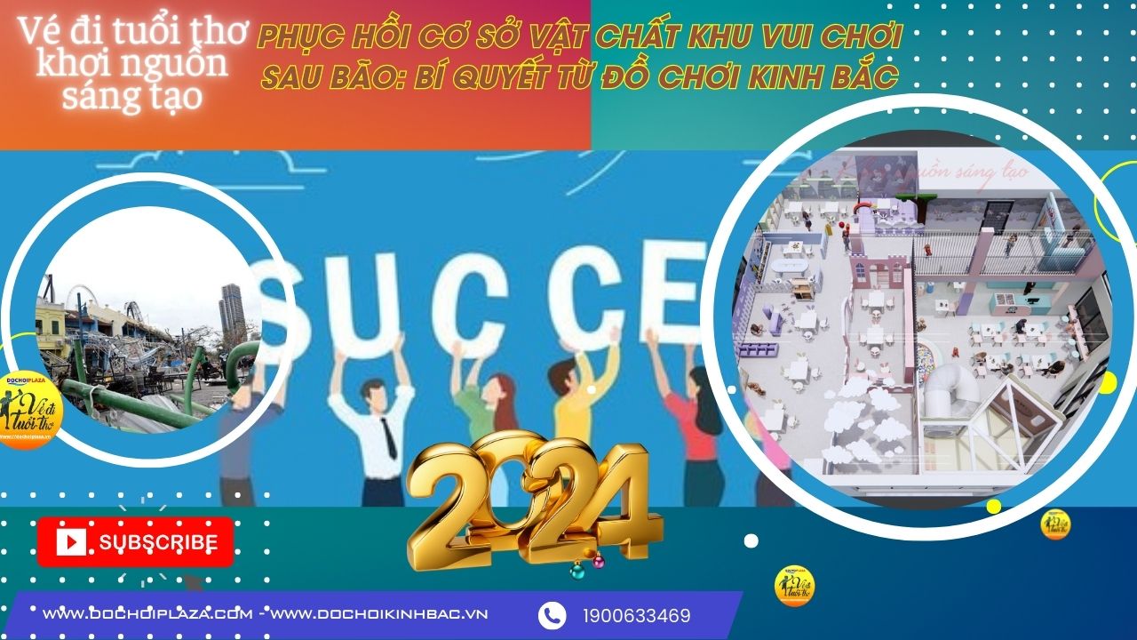 Phục hồi cơ sở vật chất khu vui chơi sau bão: Bí quyết từ Đồ chơi Kinh Bắc