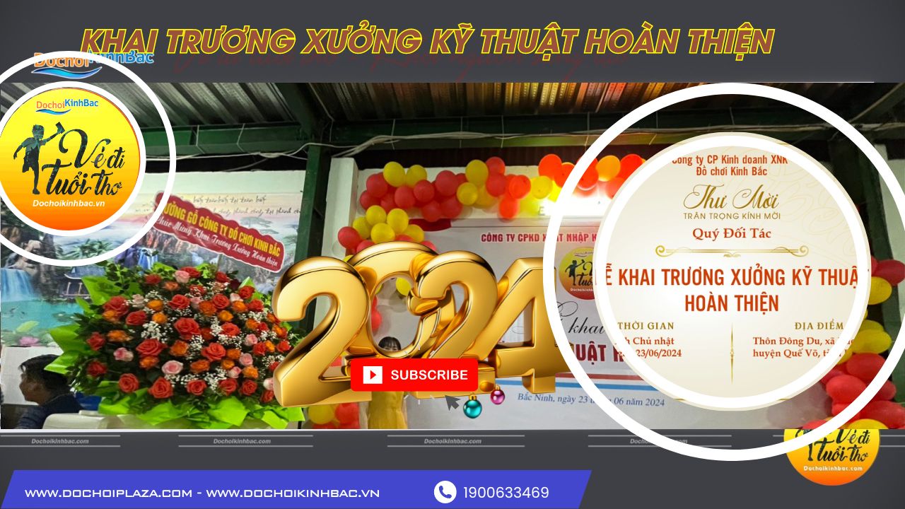 Khai trương Xưởng kỹ thuật hoàn thiện Công ty CP Kinh doanh XNK Đồ chơi Kinh Bắc tại Bắc Ninh