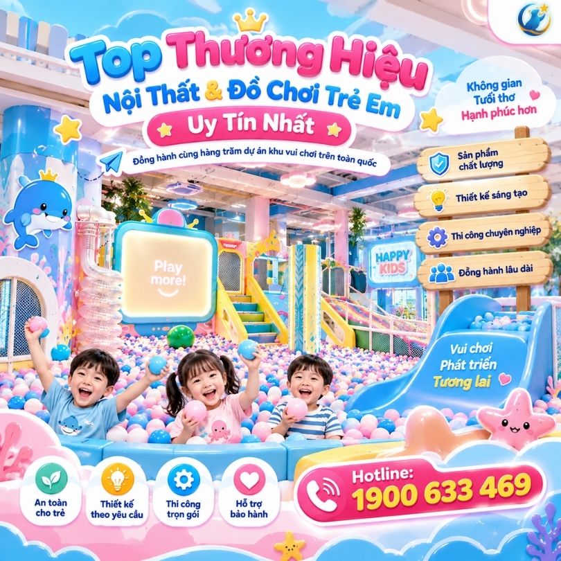 Top Thương Hiệu Nội Thất & Đồ Chơi Trẻ Em Uy Tín Nhất