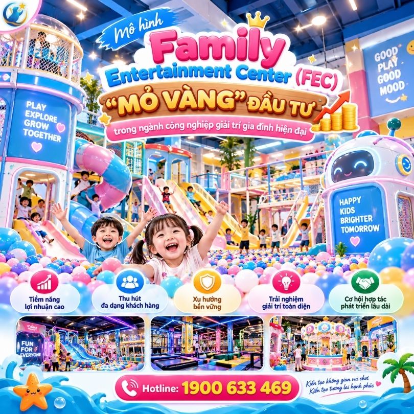 Mô hình Family Entertainment Center (FEC): 