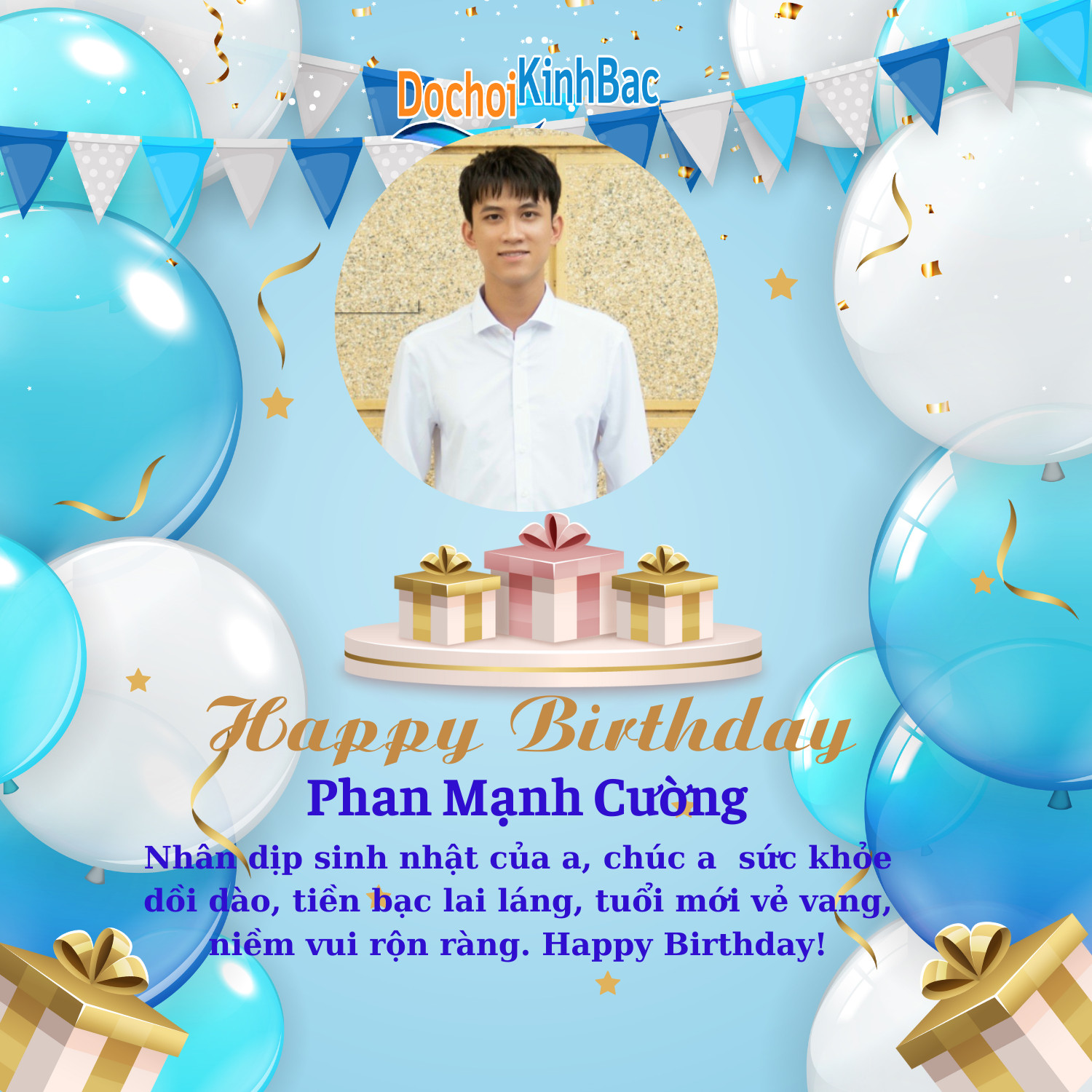 Chúc mừng sinh nhật Phan Mạnh Cường