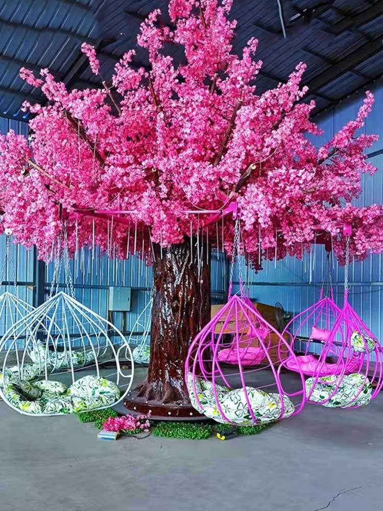 Đu Quay Hoa Đào & Hoa Mai KBDAOVIEN – Điểm Nhấn Độc Đáo Cho Khu Vui Chơi Ngoài Trời Dịp Tết