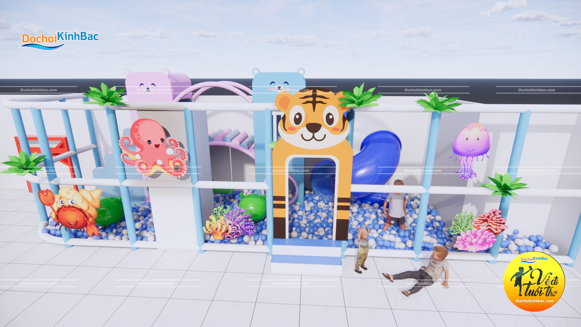 8 lý do vì sao các trường mầm non hay đầu tư thêm khu vui chơi giải trí ?