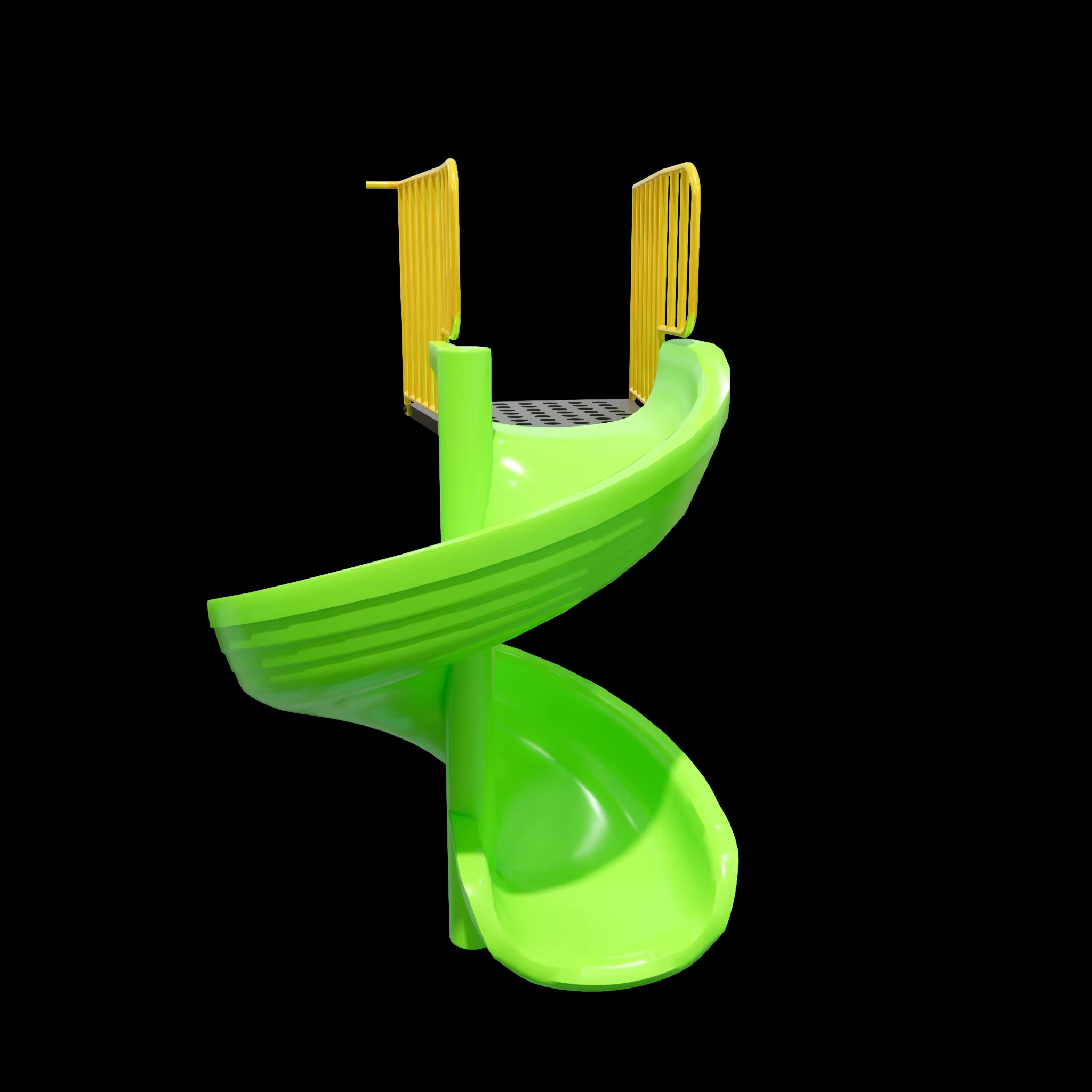 Lợi thế và lưu ý khi đầu tư trò chơi Máng trượt xoắn nhựa Dochoikinhbac