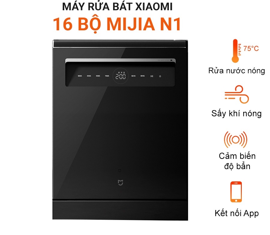 Câu hỏi thường gặp về Máy rửa bát Xiaomi Mijia 16 bộ MRKBP1 Dochoikinhbac
