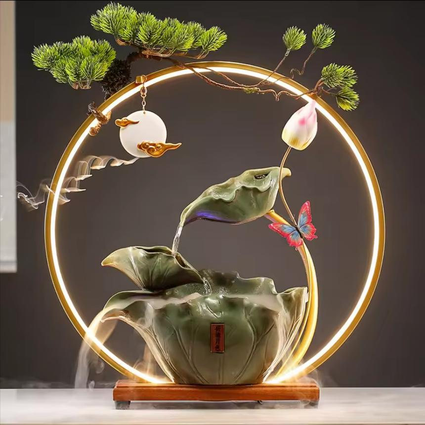 Tiểu cảnh mini hác nước phong thủy trầm hương: Lựa Chọn Phong Thủy Hoàn Hảo Cho Người Mệnh Kim