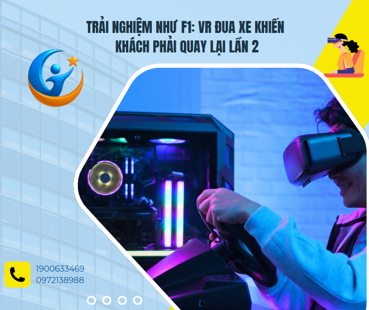 🏎️ Trải Nghiệm Như F1: VR Đua Xe Khiến Khách Phải Quay Lại Lần 2