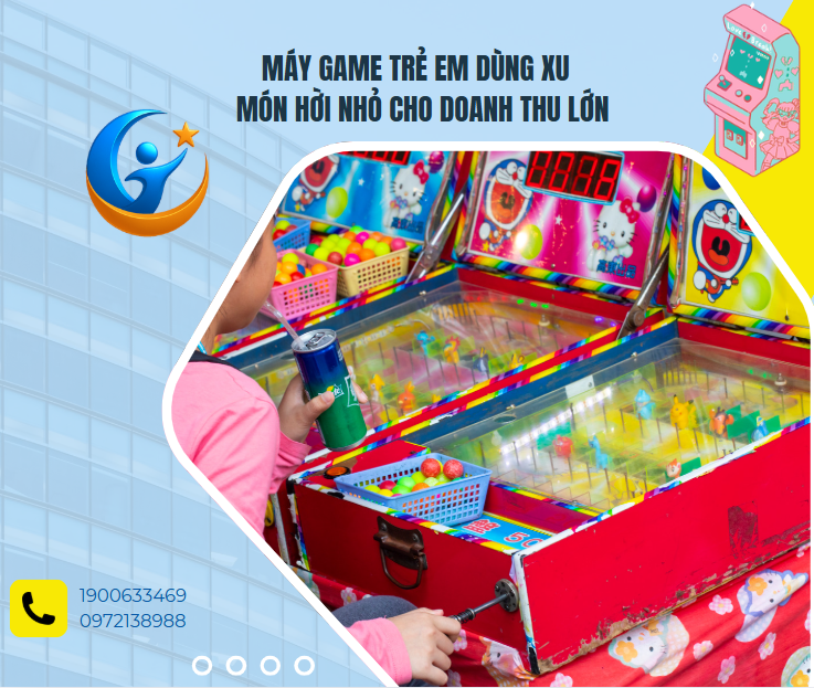 Máy Game Trẻ Em Dùng Xu – Món Hời Nhỏ Cho Doanh Thu Lớn