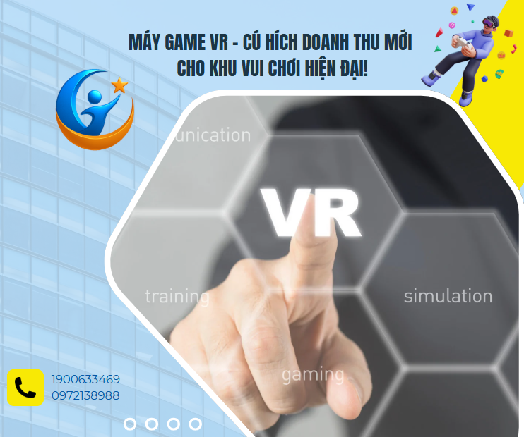 Máy Game VR – Cú hích doanh thu mới cho khu vui chơi hiện đại!