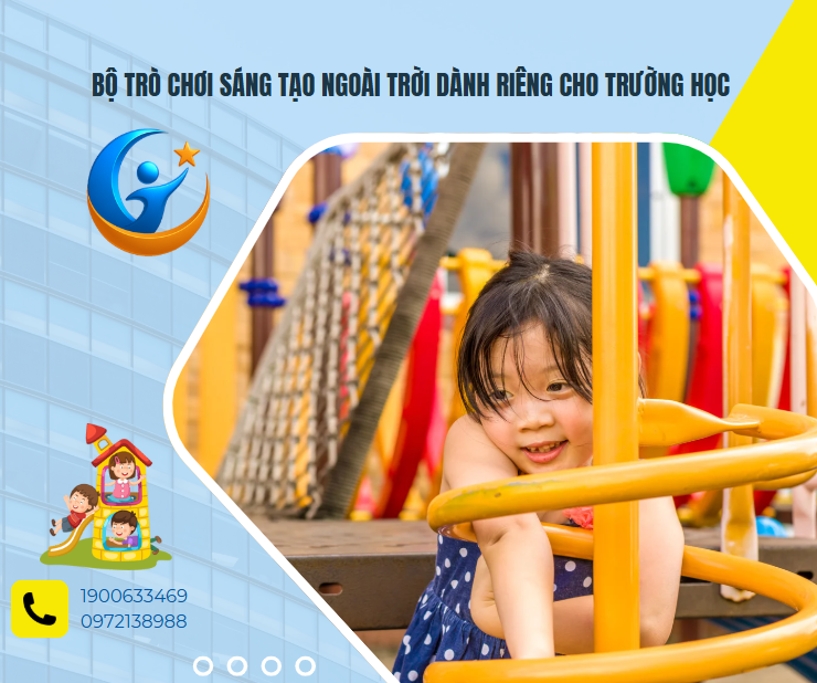 Bộ trò chơi sáng tạo ngoài trời dành riêng cho trường học