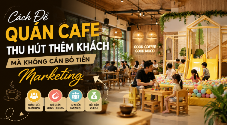 Cách Để Quán Cafe Thu Hút Thêm Khách Mà Không Cần Bỏ Tiền Marketing