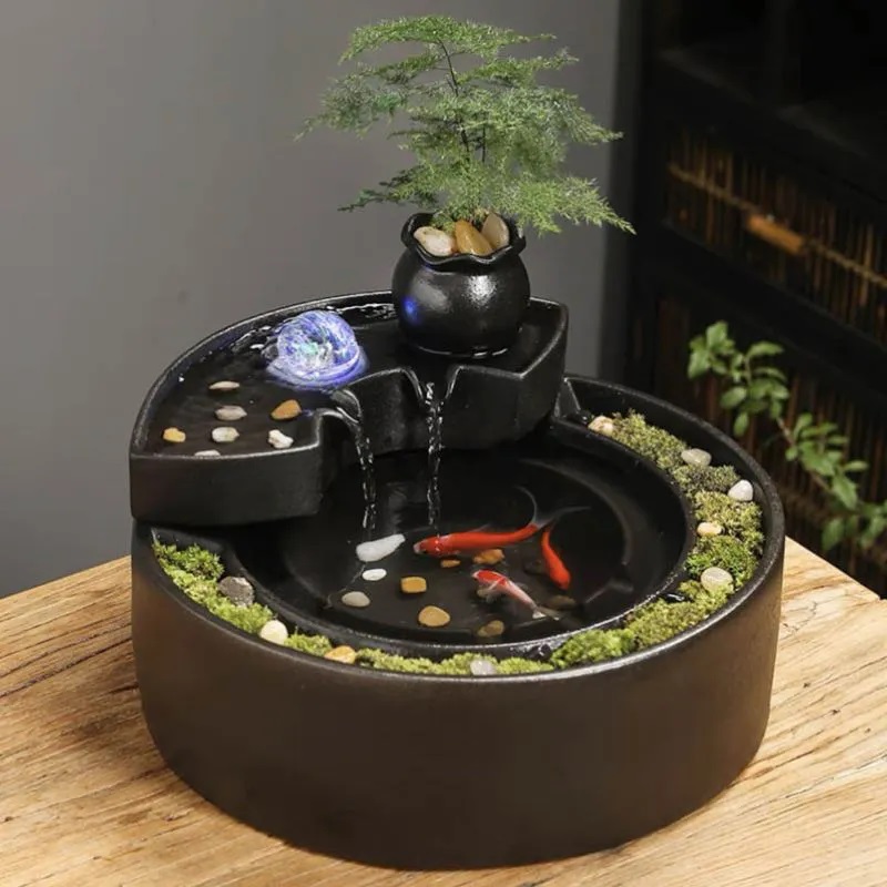 Thác Nước Phong Thủy Trong Văn Phòng: Tăng Năng Suất Làm Việc Như Thế Nào?