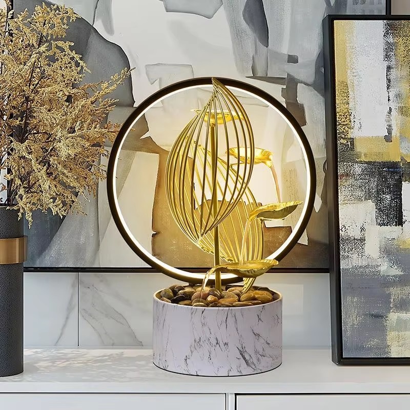 Sự Kết Hợp Hoàn Hảo Giữa Thác Nước Phong Thủy và Cây Cảnh: Tạo Không Gian Sống Đẳng Cấp và Tài Lộc