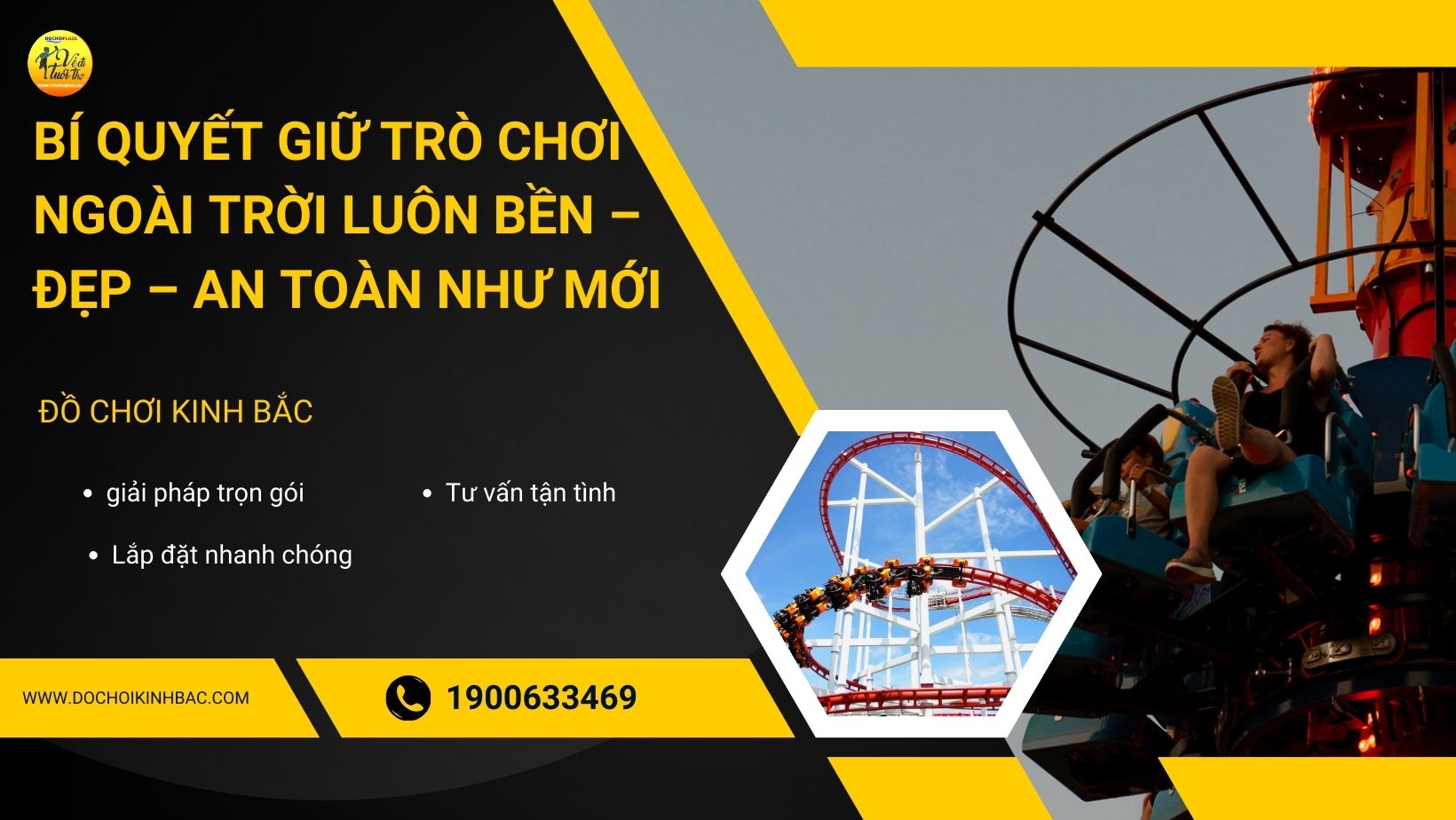 Bí Quyết Giữ Trò Chơi Ngoài Trời Luôn Bền – Đẹp – An Toàn Như Mới