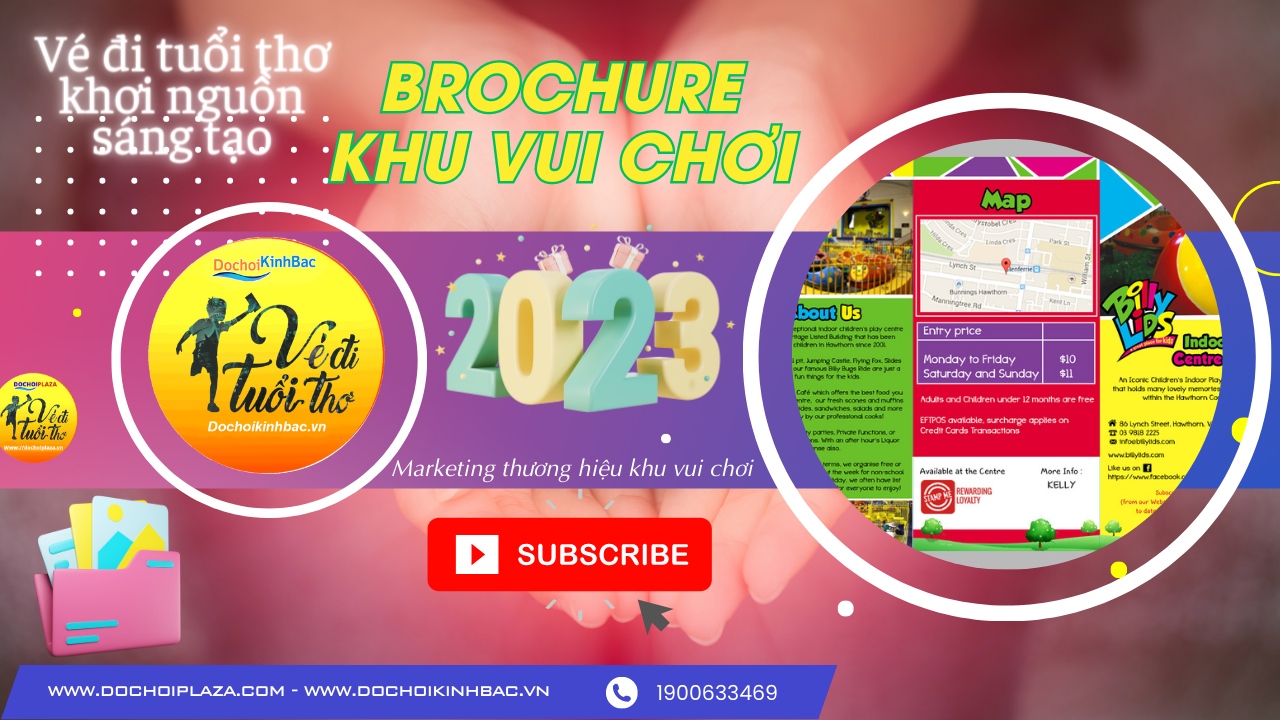 [Đầu tư khu vui chơi]Tại sao cần thiết kế và xuất bản Brochure riêng cho khu vui chơi giải trí  ?