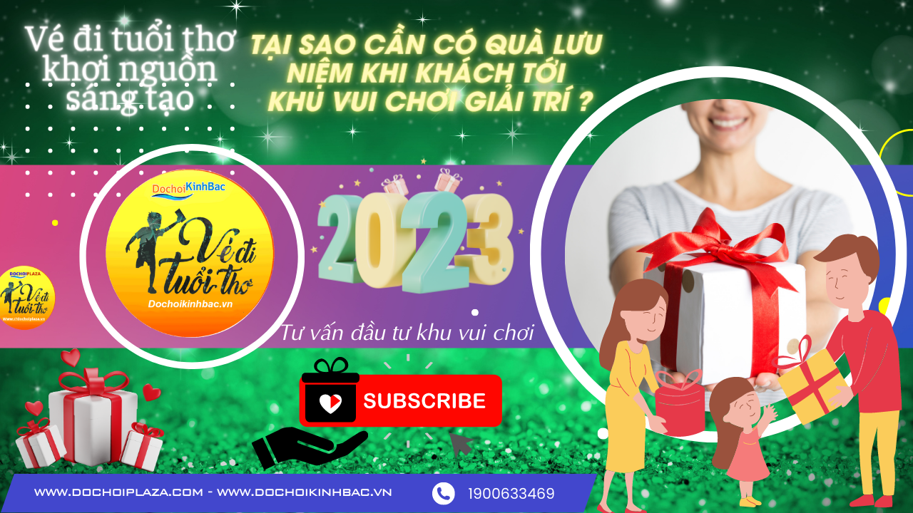 Tại sao cần có quà lưu niệm khi khách tới khu vui chơi giải trí ?