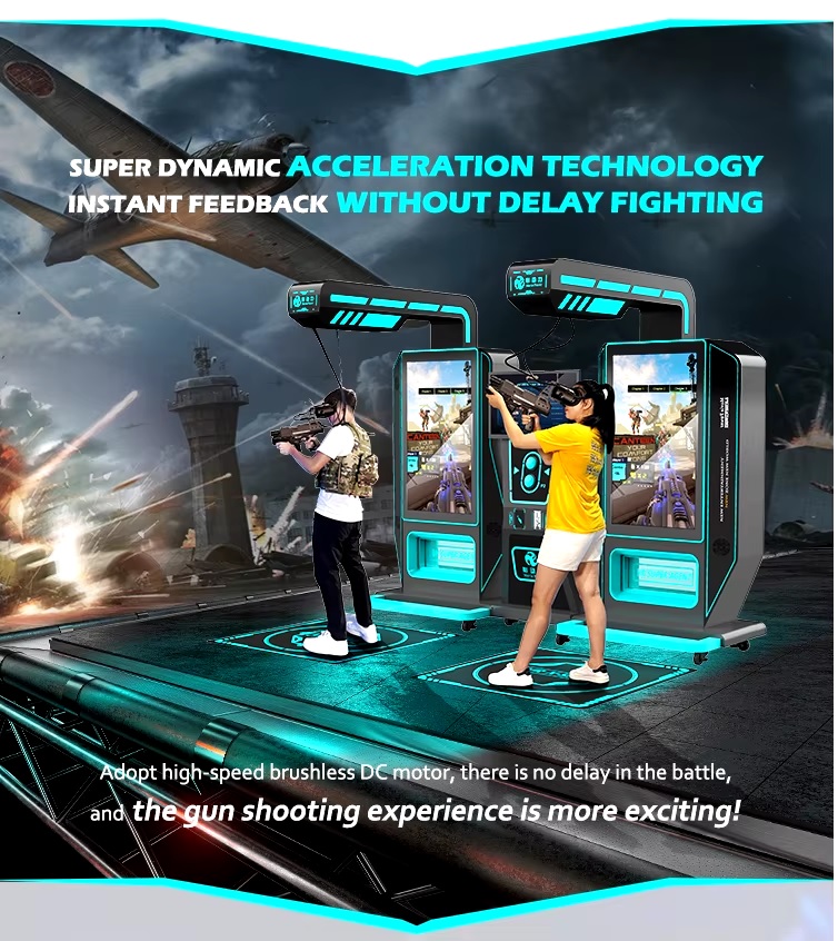 Virtual Bắn Súng Mô Phỏng Thực Tế Ảo Xu Hướng Giải Trí Hấp Dẫn và Sản Phẩm Đầu Tư Hiệu Quả Cho Khu Vui Chơi, Trung Tâm Thương Mại, Nhà Hàng và Quán Cà Phê