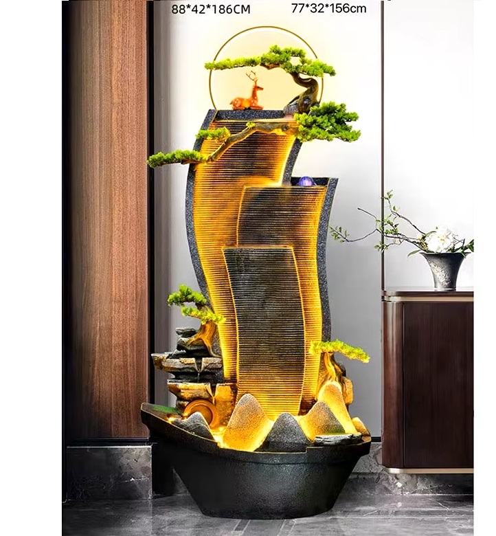 Ý nghĩa và tác dụng của thác nước phong thủy trong các môi trường sống và làm việc !