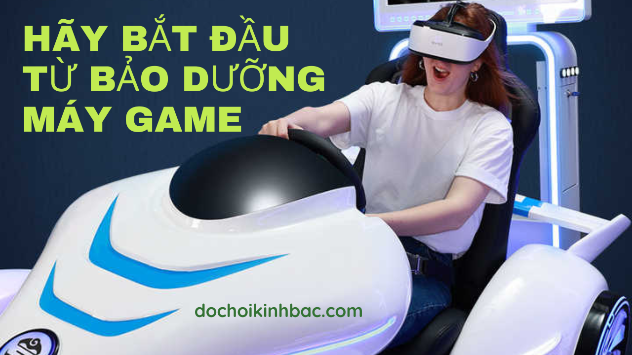 Tăng doanh thu khu vui chơi? Hãy bắt đầu từ bảo dưỡng máy game
