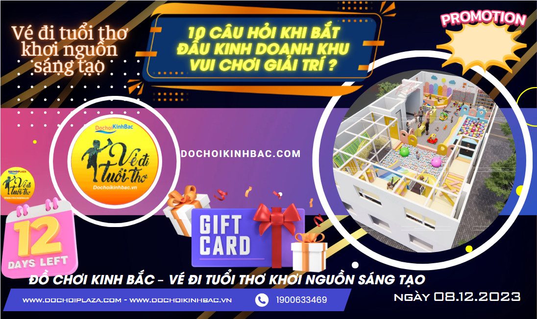 10 câu hỏi khi bắt đầu kinh doanh khu vui chơi giải trí ?