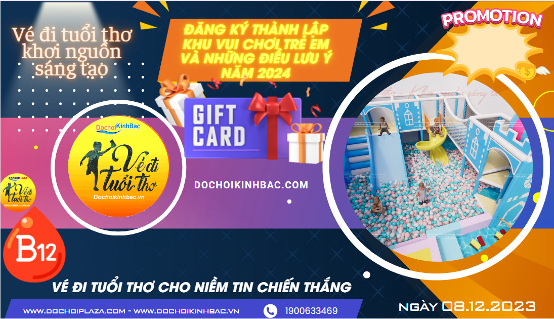 Đăng ký thành lập khu vui chơi trẻ em và những điều lưu ý Năm 2024