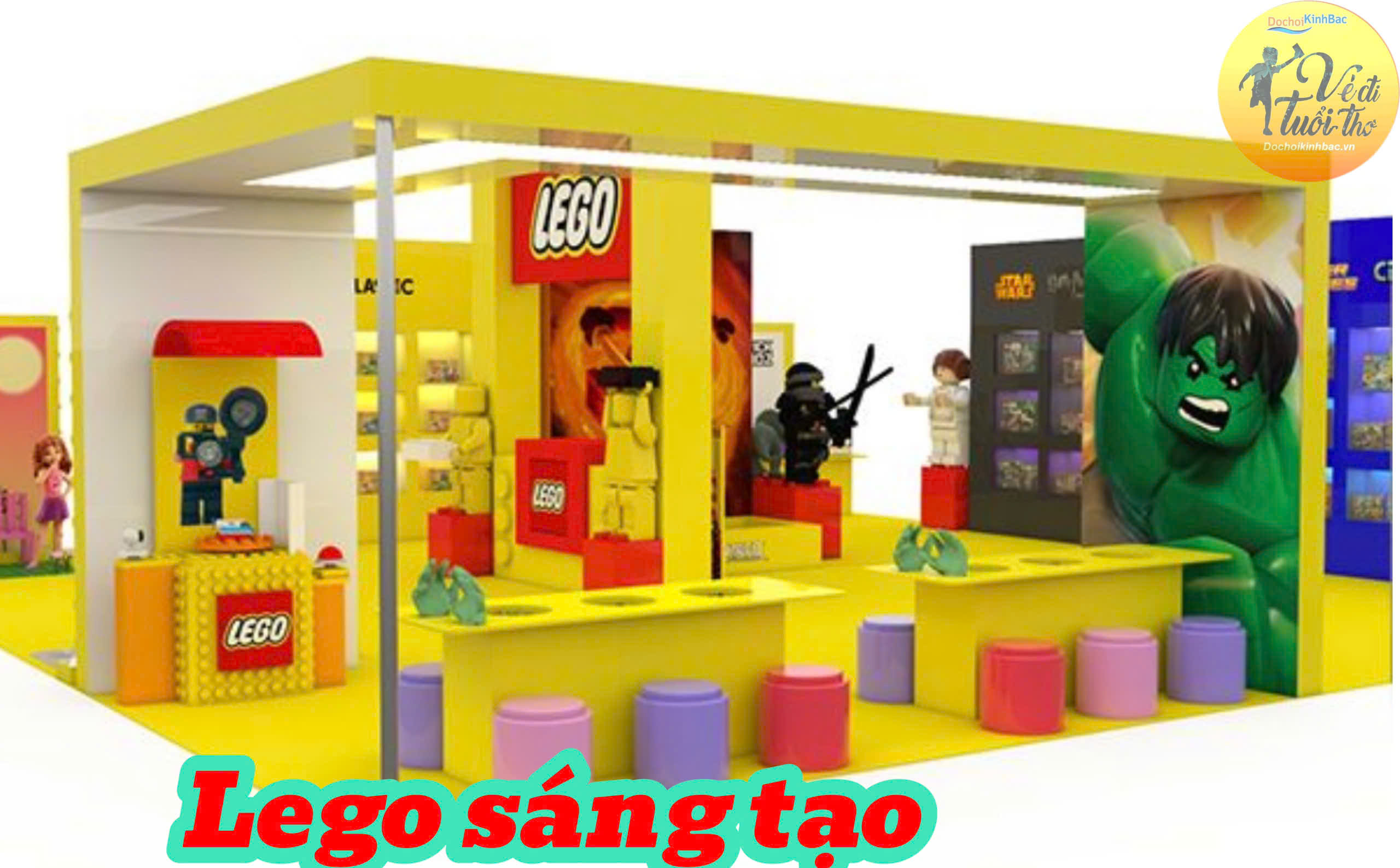 KHU LEGO SÁNG TẠO-THẾ GIỚI THU NHỎ CỦA NHÀ KIẾN TẠO TƯƠNG LAI