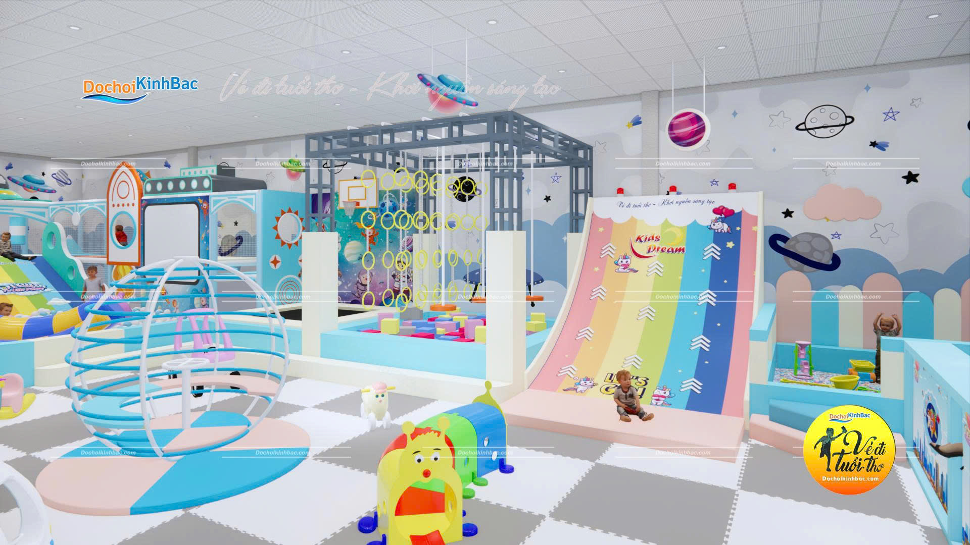 Kinh Nghiệm Thiết Kế Khu Vui Chơi Liên Hoàn Từ A Đến Z