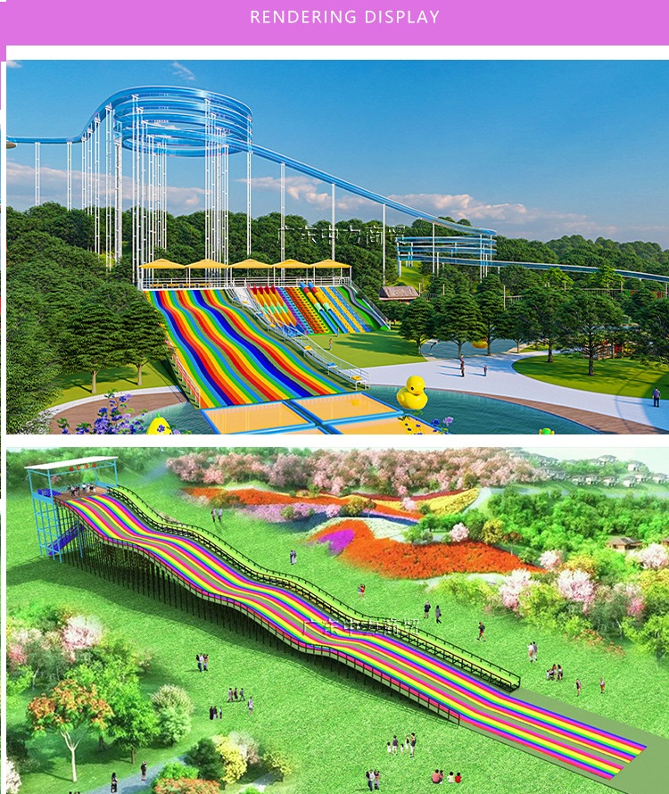 Trượt cầu vồng sắc mầu