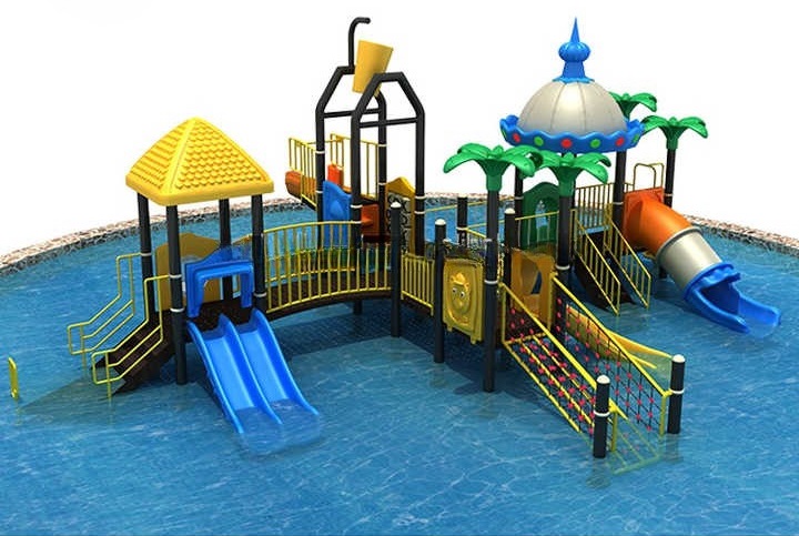 Cầu trượt liên hoàn bể bơi LBCTBB07 Dochoikinhbac