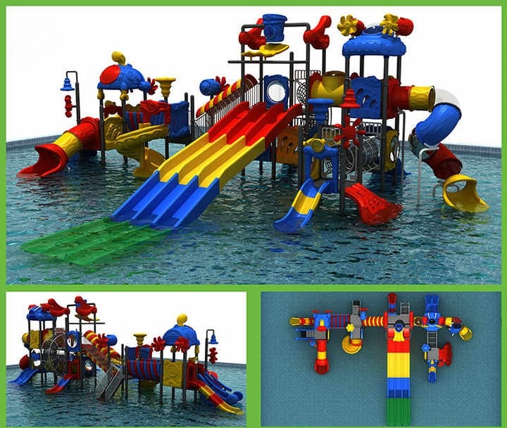 Cầu trượt liên hoàn bể bơi CTLHNKB01