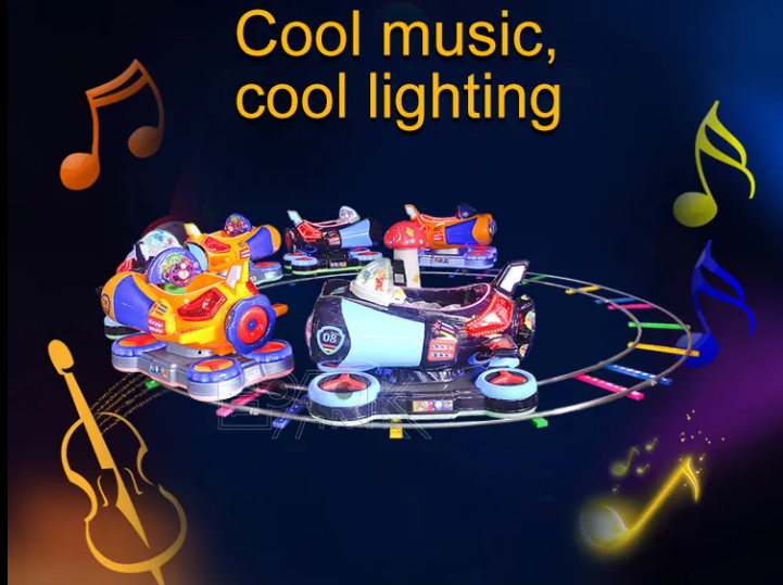 Tàu điện xe điện mini led XDTDKB02 Dochoikinhbac Trò chơi giải trí thú vị