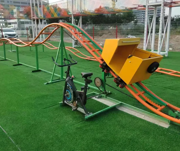 Tàu lượn đạp xe mini DTAUKB3 Đồ chơi Kinh Bắc Khu vui chơi giải trí 2025 hấp dẫn