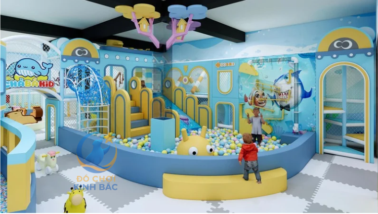 Mẫu thiết kế 3D khu vui chơi trẻ em TKKVCKB06 Dochoikinhbac