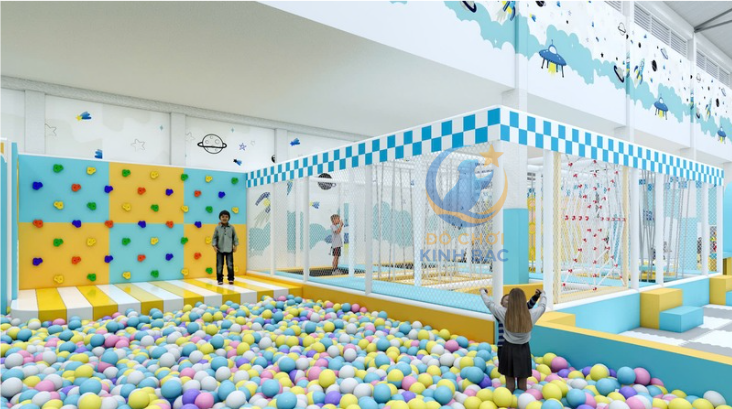 Tối Ưu Ánh Sáng – Màu Sắc Trong Thiết Kế 3D Khu Vui Chơi Trong Nhà